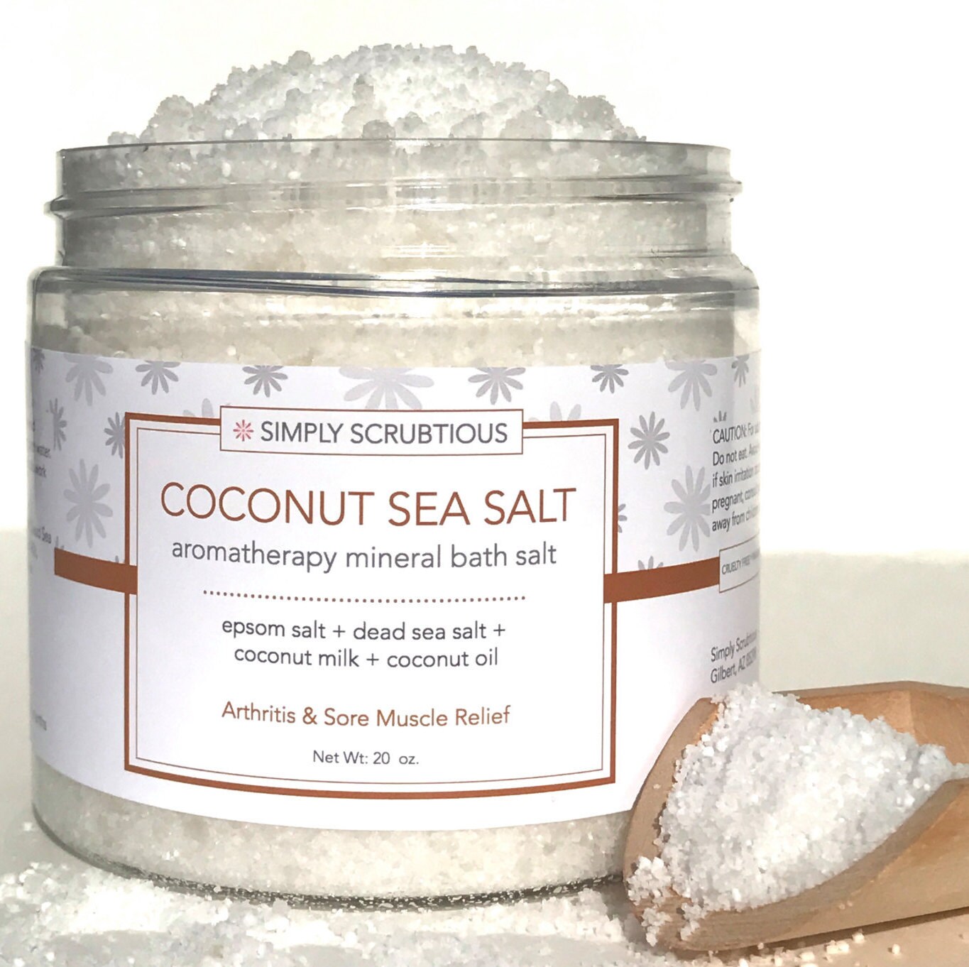 COCONUT MILK Bath SaltCoconut Bath SaltMineral Bath Etsy