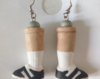 Doll Feet Earrings (can be converted to clip-on)