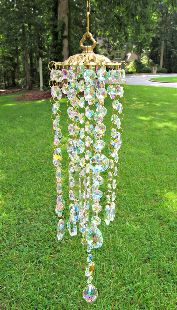 Musical Wind Chimes Suncatcher Pendant Brawdress Colorful Crystal Wind Chimes Musical Wind Chimes Suncatcher Pendant Brawdress Colorful Crystal Wind Chimes