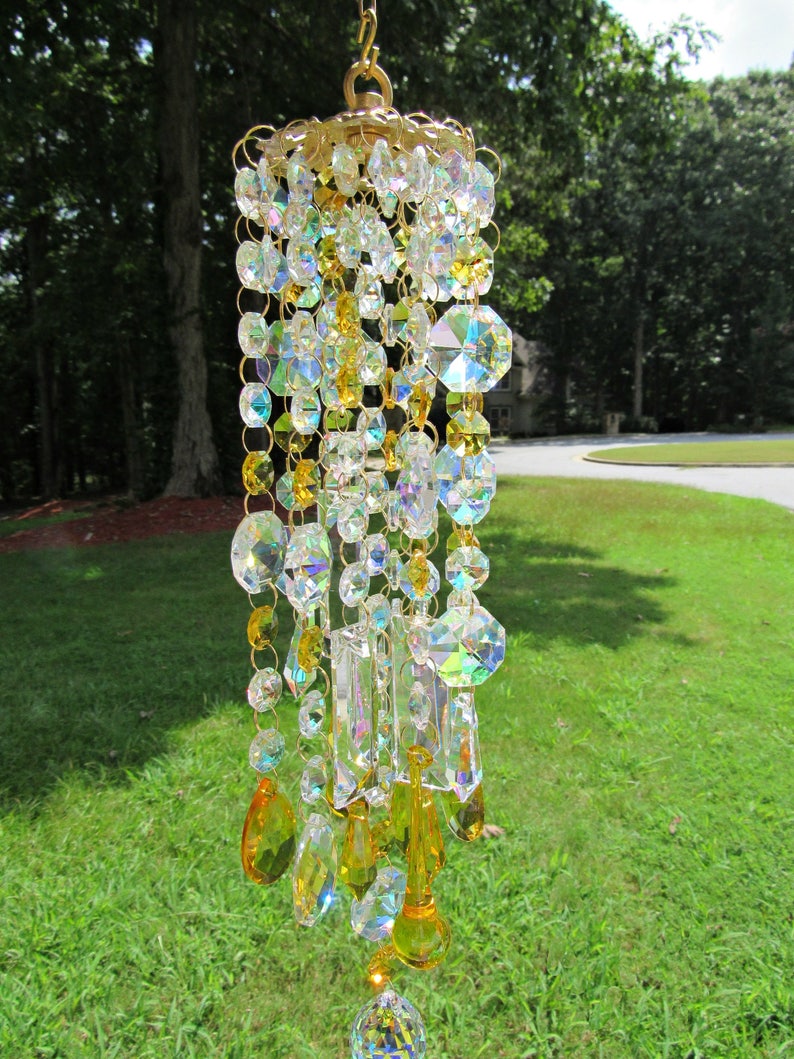 November Birthday Gift Garden Décor Crystal Sun Catcher image 7