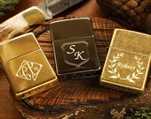 Gunmetal Gray Engraved Official Zippo Lighter - Personalized High Polish Gray Lighter - Custom Lighter -Black Ice Zippo
