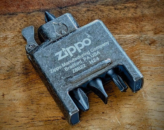 Tool Kit with Screws Zippo Lighter Insert, Unique Insert for Zippo Lighters
