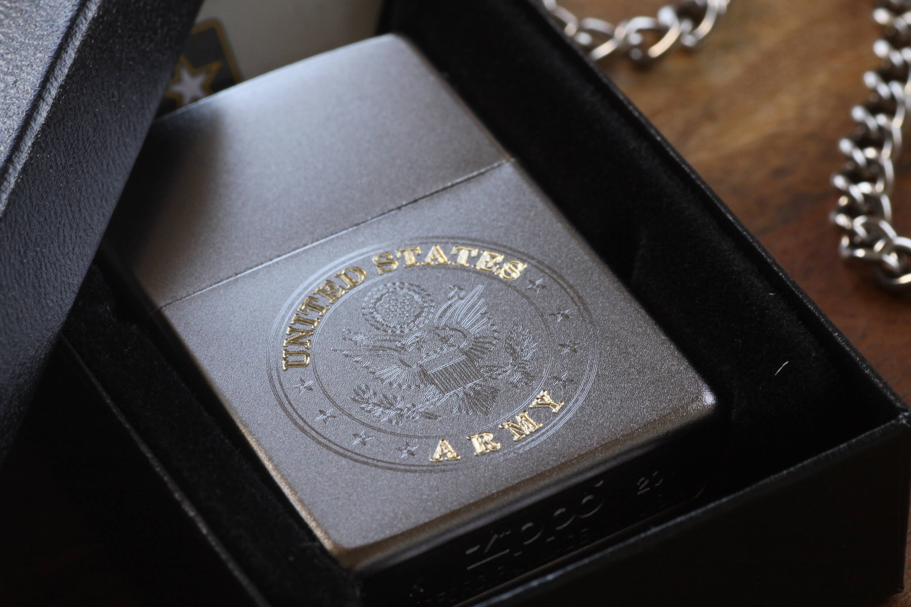 Official US ARMY Zippo© Lighter Engraved ARMY Zippo