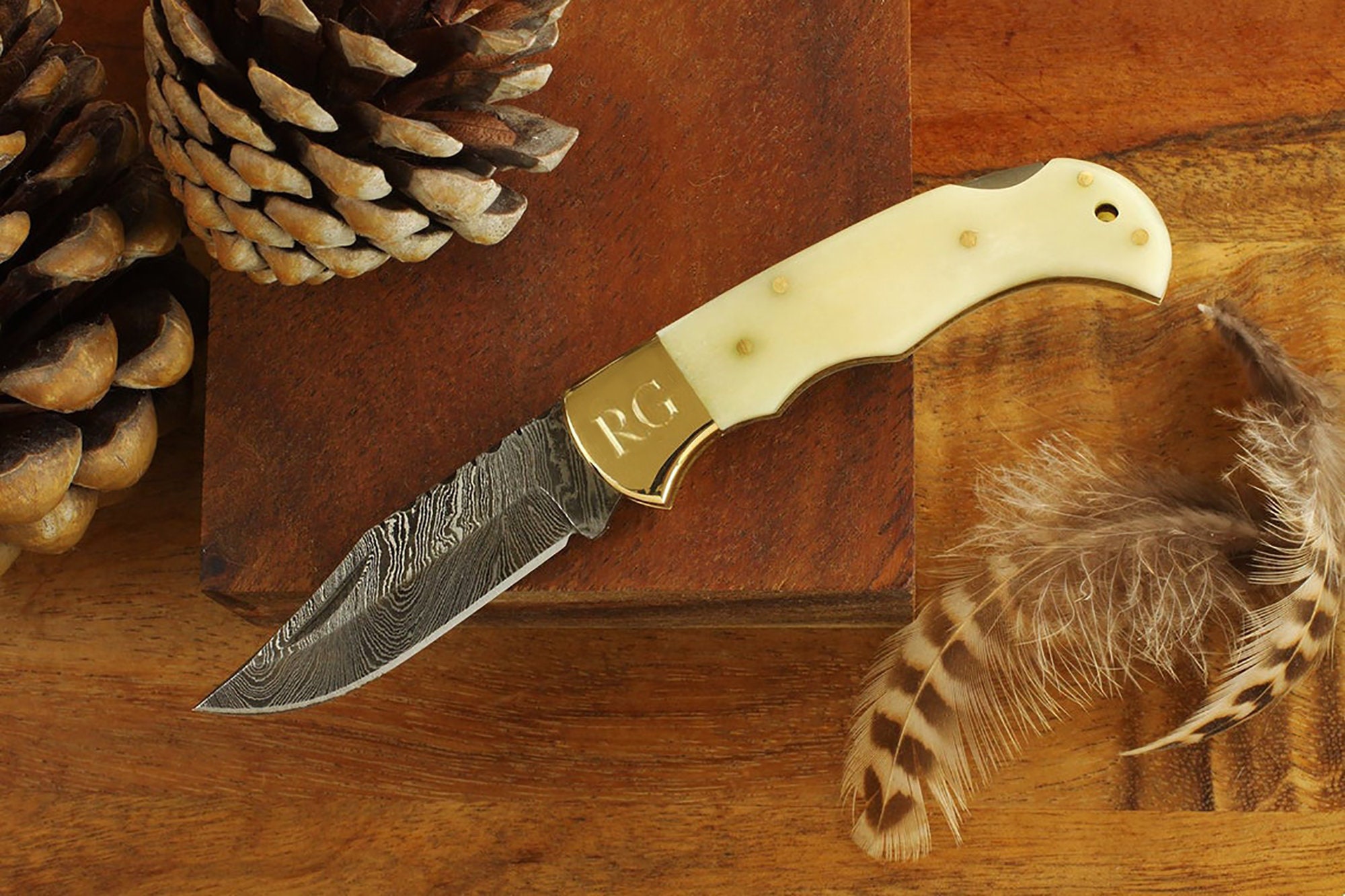 Bone Handle Hunting Knife, Bone Handle Knife