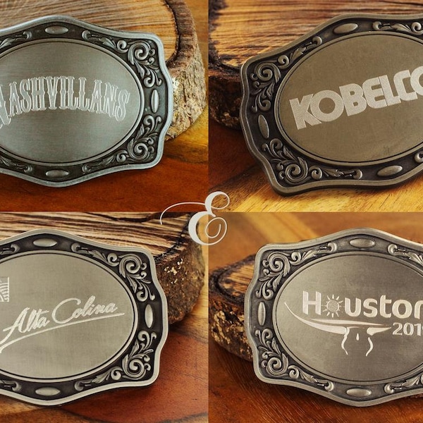 Custom Company Logo Belt Buckle