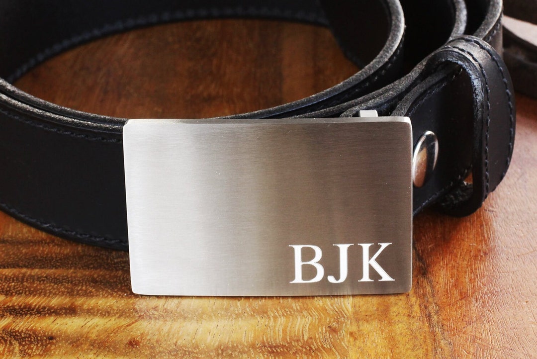Custom Engraved Silver Belt Buckle: Personalized Birthday Gift - Etsy