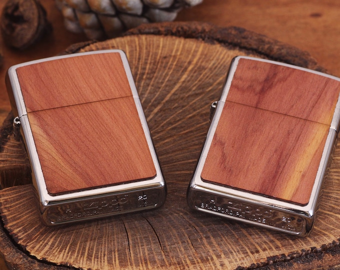 Engraved Official Woodchuck USA Zippo© Lighter, Personalized Wood Lighter, Custom Zippo© Lighter