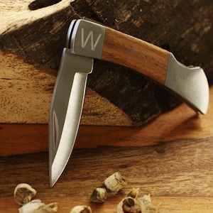 Tiny Pocket Knife, Small Knife with Custom Single Initial Engraved Logo Gift, Personalized Gifts for Her or Him, Purse Knife, Minimalist