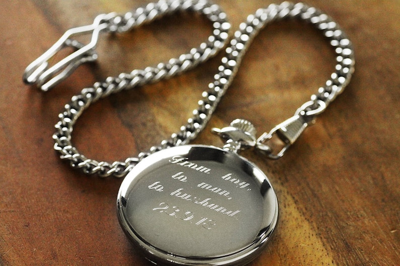 Ring Bearer Gift Personalized Ring Bearer's Pocket Watch Etsy