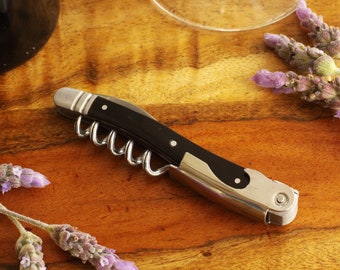Black Laguiole Groomsmen Opener, Wine Opener, Personalized Gifts,  Engraved Bottle Openers, Wedding Gifts