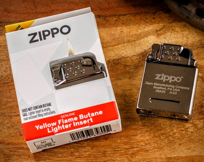Yellow Flame Butane Lighter Insert, Zippo Lighter Insert