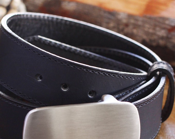 USA Amish Made Leather Belt Only, Buckle Not Included