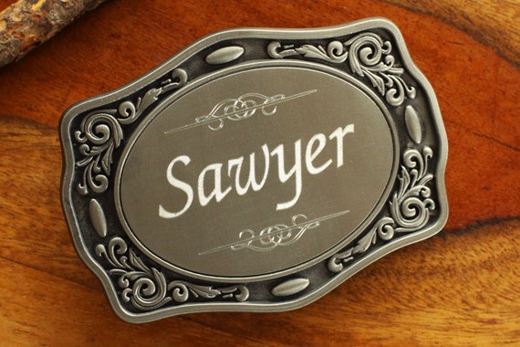 name belt buckle