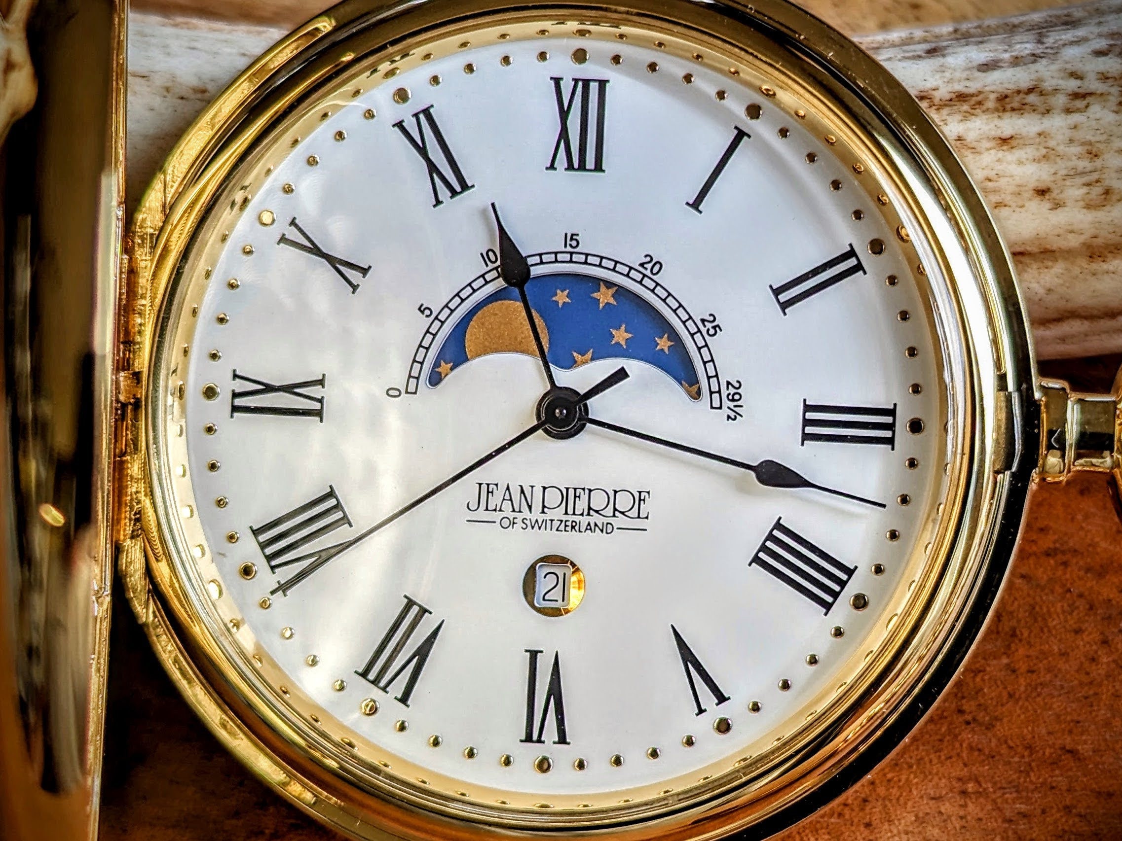 Jean pierre quartz pocket watch hot sale