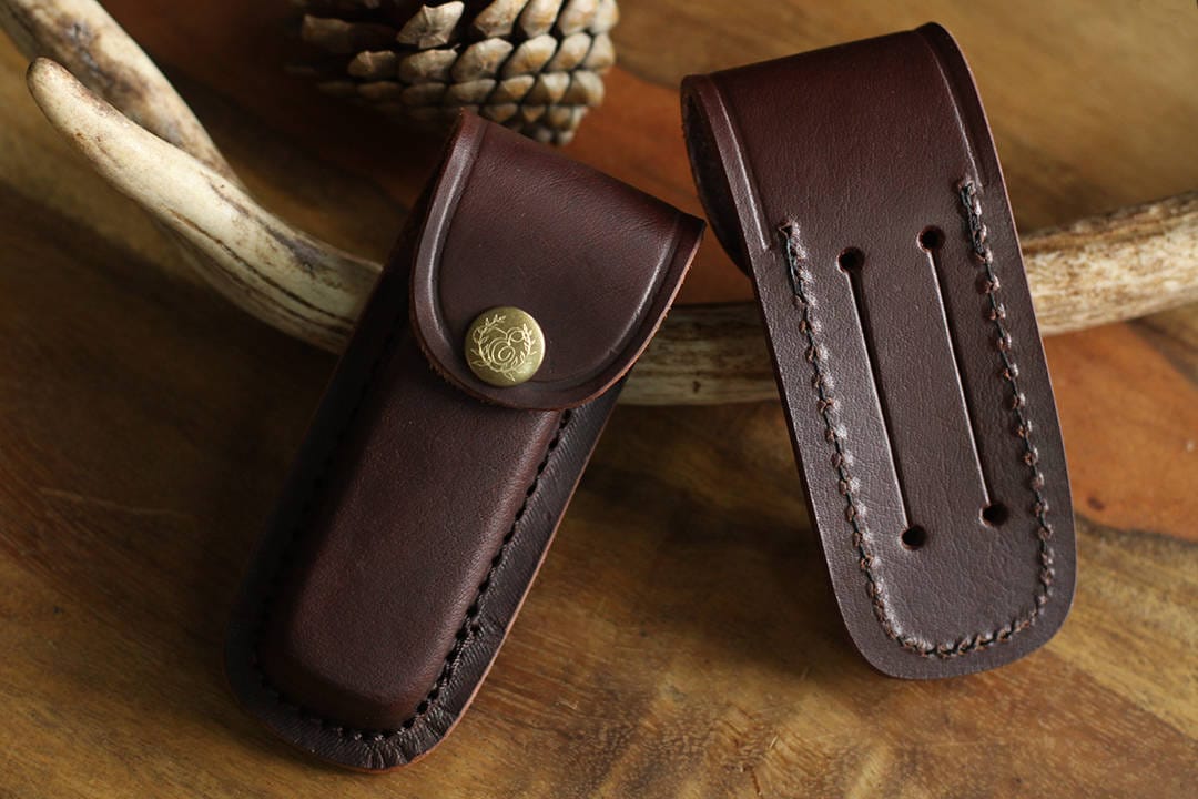 Medium Brown Leather Sheath Fits 4 Inch Knives From My Store Pocket