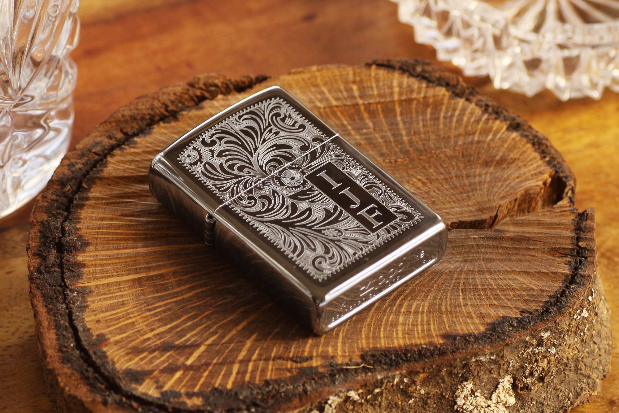 Genuine Zippo Lighter Personalized, Venetian High Polish Brass Zippo  Engraved, Original Zippo Guaranteed 