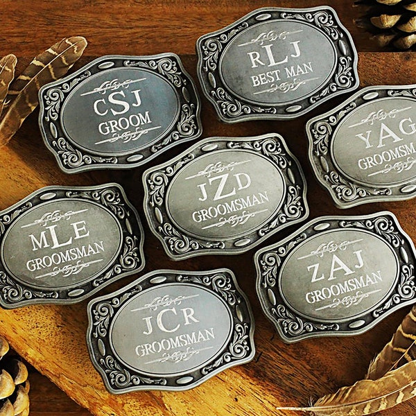 Engraved NAME Belt Buckle, Personalized Belt Buckle, Groomsman Belt Buckle, Cowboy Belt Buckle