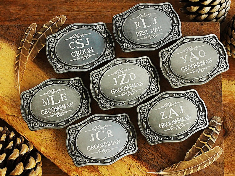 Engraved NAME Belt Buckle Personalized Belt Buckle Groomsman Etsy
