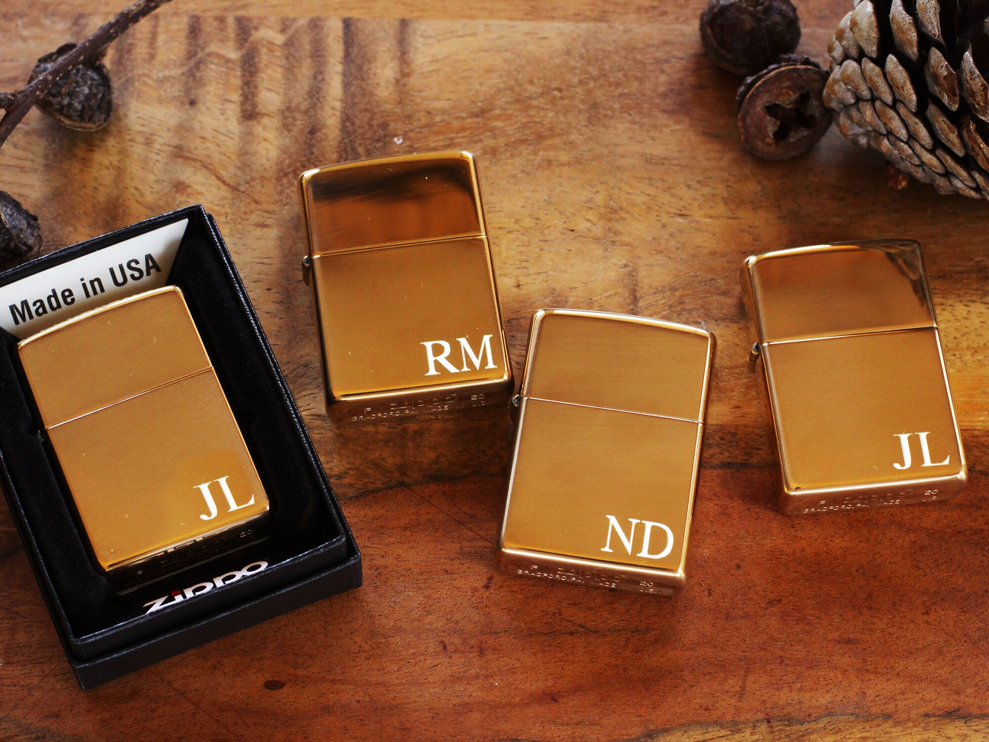 High Polish Brass Zippo Classic Lighter – Diamondback Branding