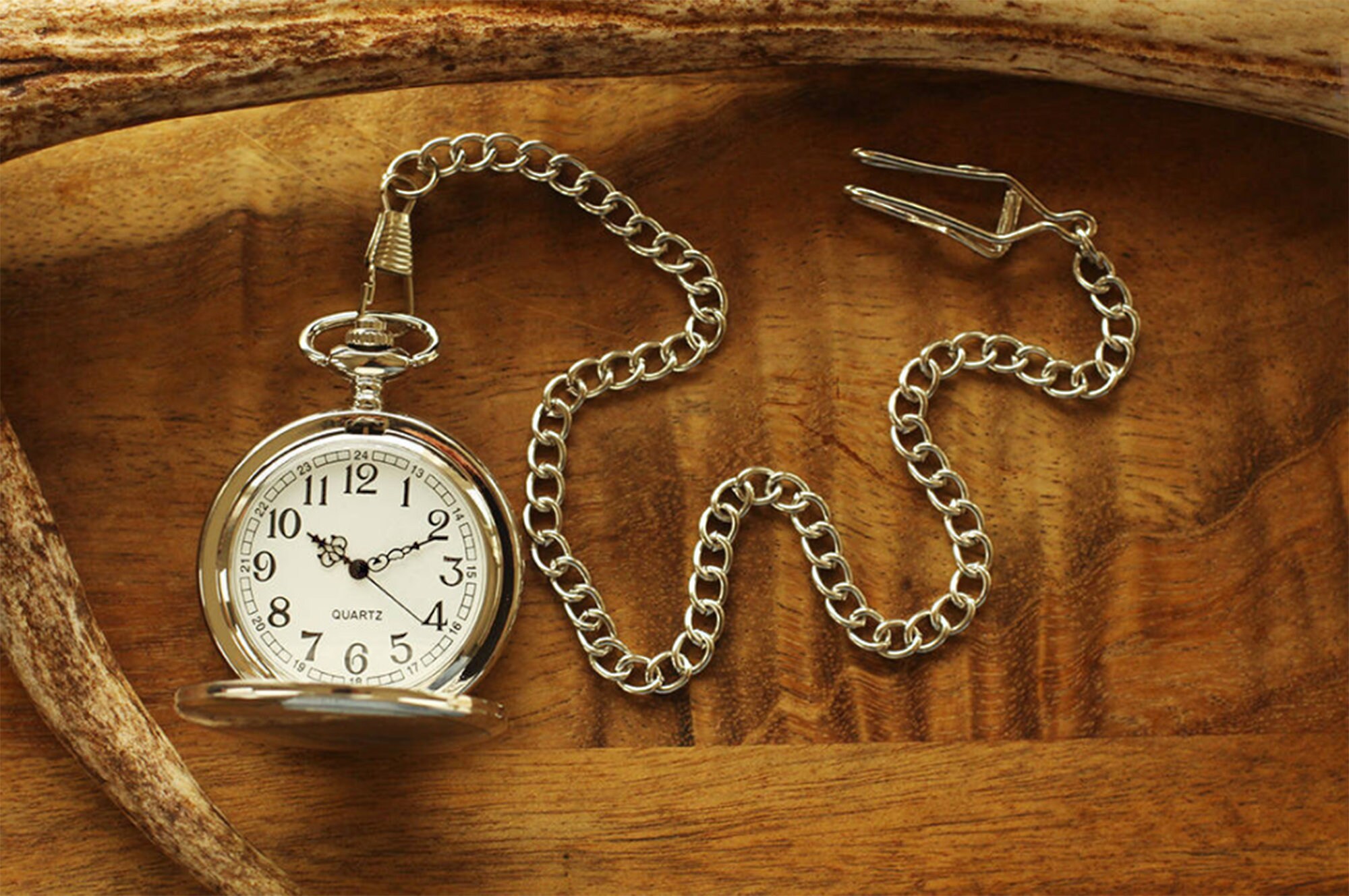 mens engraved pocket watch