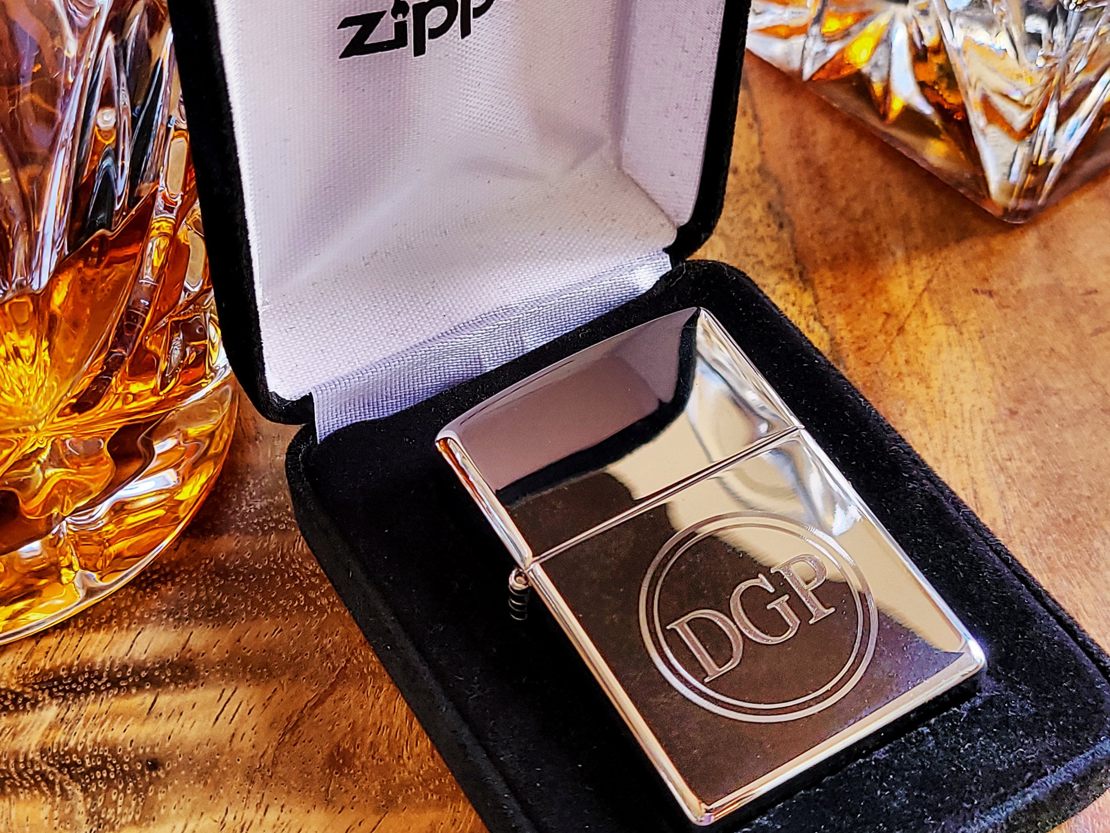 Sterling Silver Engraved Zippo, Personalized Custom Silver Lighter for  Groomsmen, Fathers Day Gift