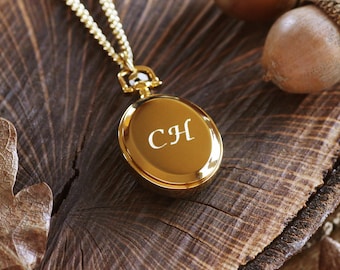 Mount Royal Gold Watch Necklace Gift for Her, Graduation Minimalist Bridesmaid Gifts
