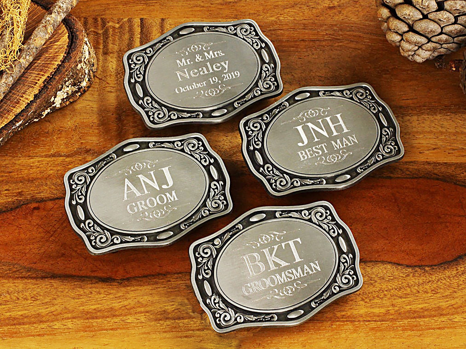 Engraved NAME Belt Buckle Personalized Belt Buckle Groomsman Etsy