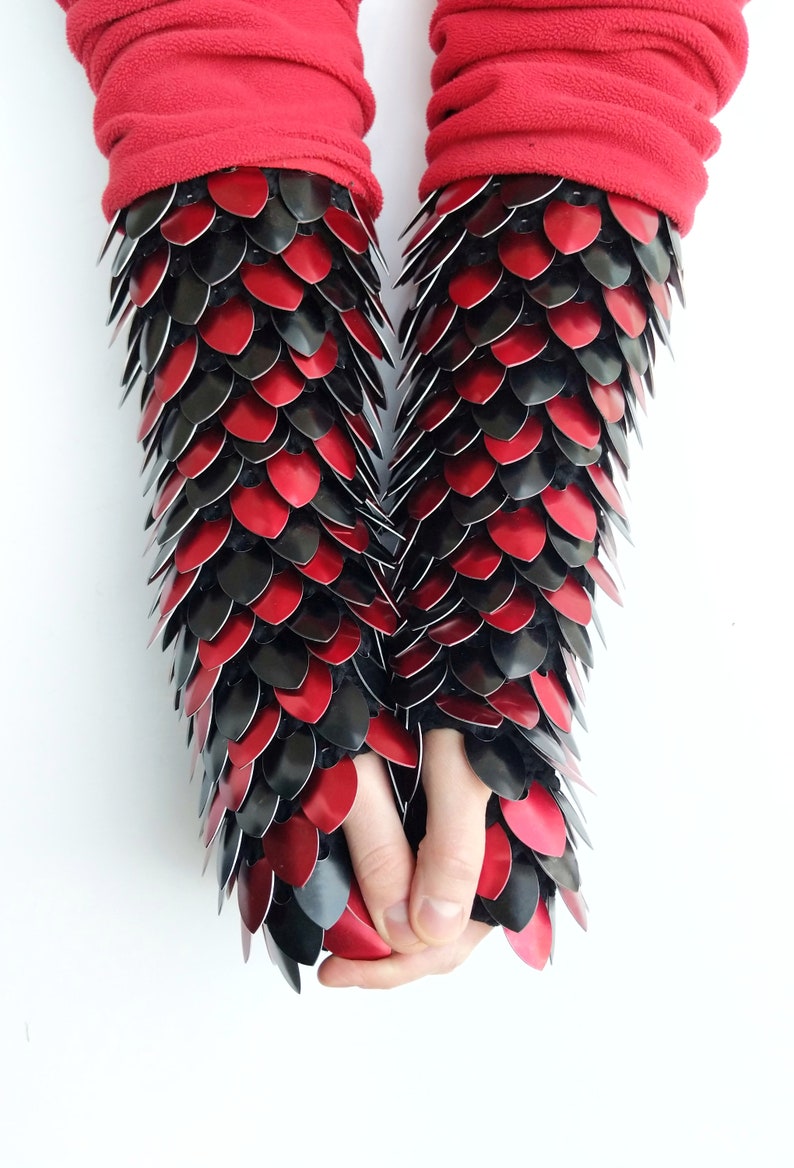 Dragon Scale Gloves Easy Digital Pattern Etsy