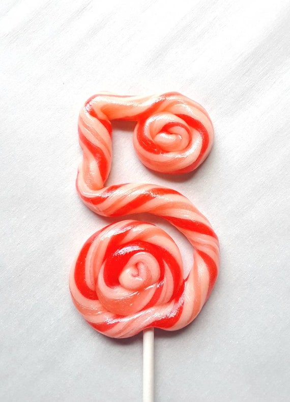 1 hand swirled lollipop