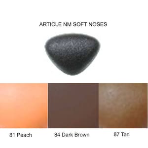 1 Plastic Soft Nose Article NM Available in 4 Sizes Triangle Shape w Plastic Safety Washers Teddy Bear Plush Toy Stuffed Animal