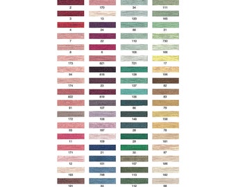 YLI 100/% Pure Silk Floss 6 Strand 5 Meters