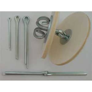 1.6mm x 20mm Round Head Cotter Pins Package of 50 * NOTE: This listing is for Cotter Pins only. Discs and washers are sold separately.