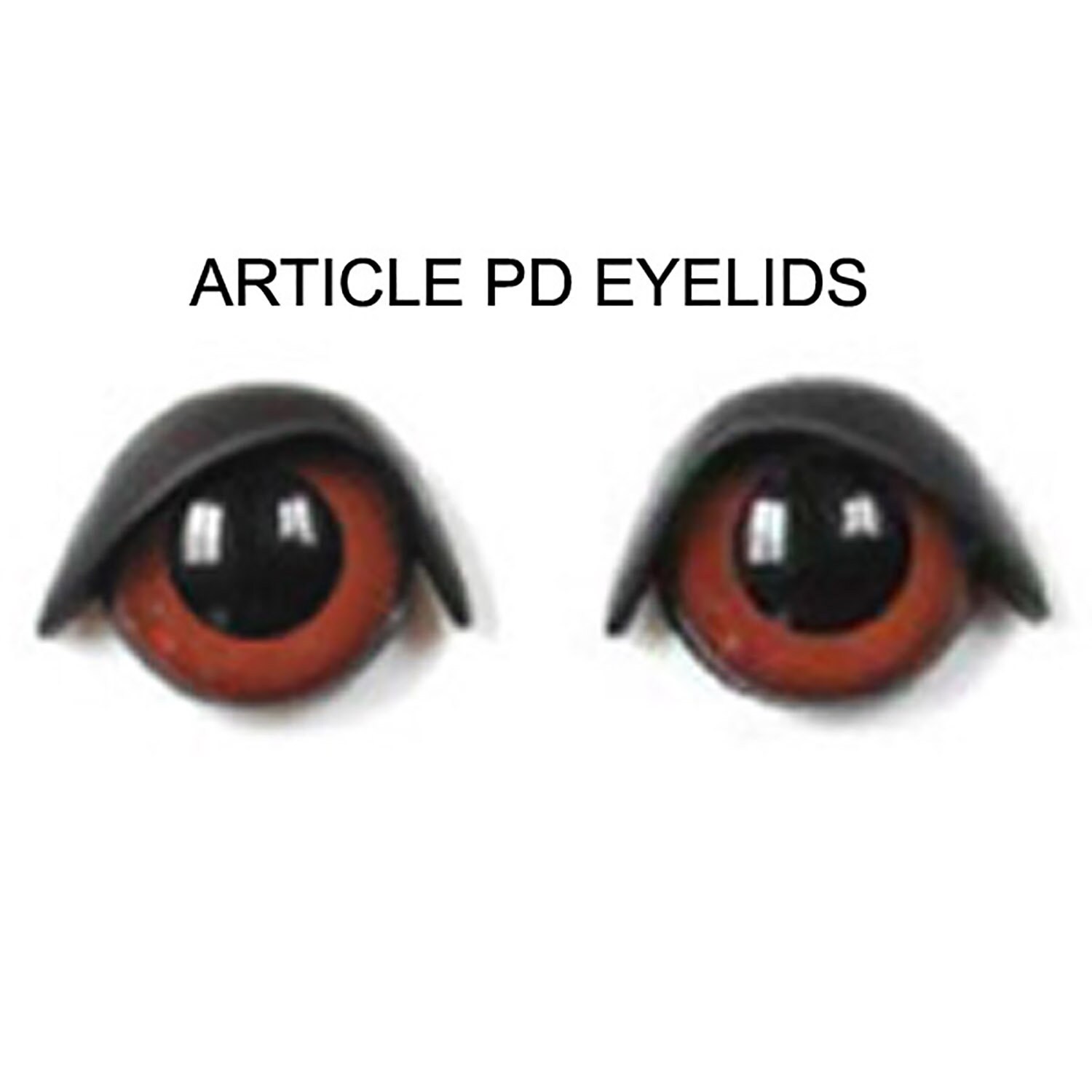 24mm plastic light hazel eyes