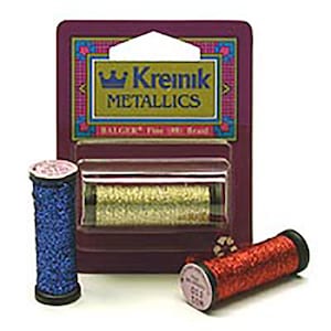 Kreinik Metallic #8 Feines Braid 11 Meter Spule Kreuzstich Stickgarn