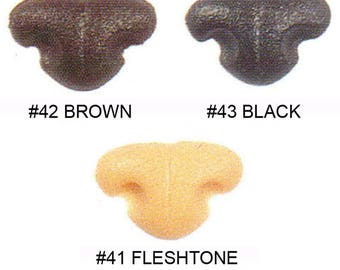 Eine 20mm Kunststoff Sicherheitsnase 20 x 17mm Artikel 04 Größe 3 Erhältlich in 3 Farben Kunststoff/Metall Unterlegscheiben Tier Nase Teddybär Stofftier