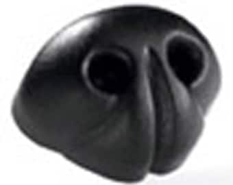 1 Plastic Safety Animal Nose w/ Nostrils 50mm Black 2" wide Article LE12 w/ Metal Washer Teddy Bear Soft Plush Toy Stuffed Animal Plushie