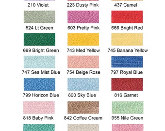 DMC Cebelia Größe 10 Crochet Cotton Artikel 167 1 Knäuel 50 gramm pro Knäuel 282 m