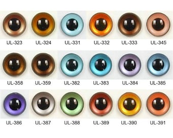 1 Pair 12mm Article UL Plastic Safety Eyes Round Pupils Marked Down due to Small FLAWS Rough Edges Teddy Bear Plush Toy