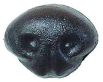1 Black Plastic Safety Nose w/ Nostrils 15mm - 25mm Article PR4
