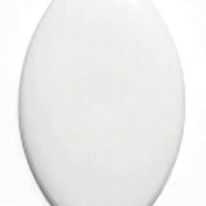 May include: A white ceramic oval ornament blank for painting or decorating.
