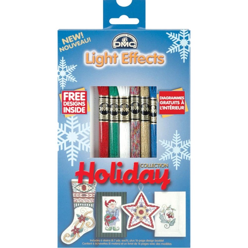DMC Light Effects Metallic Threads Choose From 5 Colour - Etsy