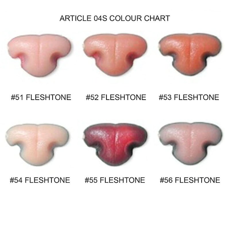 1 30mm Lifelike Plastic Safety Nose 30mm x 20mm Article 04S Size 5 Available in 6 Colours Plastic or Metal Washers Teddy Bear Stuffed Animal image 1
