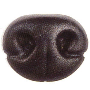 1 20 mm Kunststoff Sicherheitsnase 20 x 16 mm Schwarz Dunkelbraun oder Pfirsich Artikel H Kunststoff oder Metall Unterlegscheiben Größe 4 Lebensechte Tiernase mit Nasenlöchern