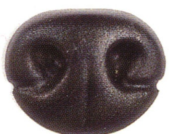 1 20mm Plastic Safety Nose 20 x 16mm Black Dark Brown Peach Article H Size 4
