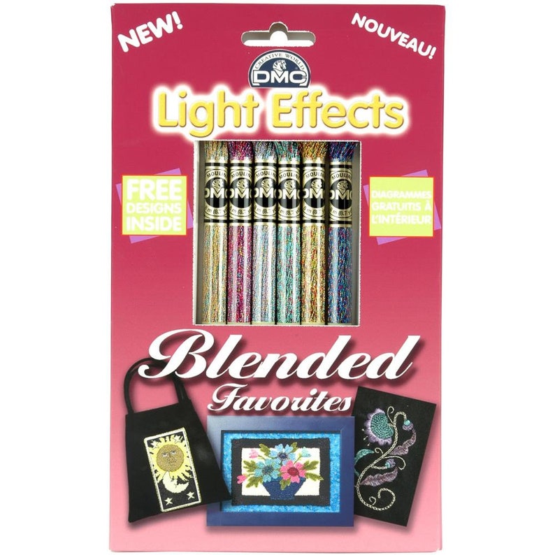 DMC Light Effects Metallic Threads Choose From 5 Colour - Etsy