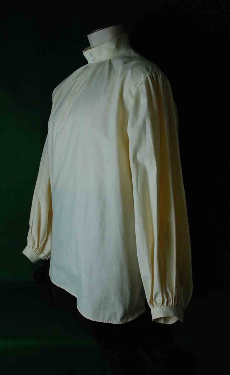 18th Century Men's Colonial Shirt 100% Cotton Hand Sewn | Etsy