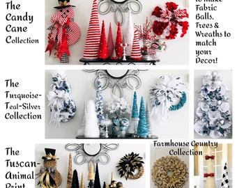 The Fabric Collections Tutorials Package: Learn How to Make Fabric Balls, Trees and Wreaths Easily!