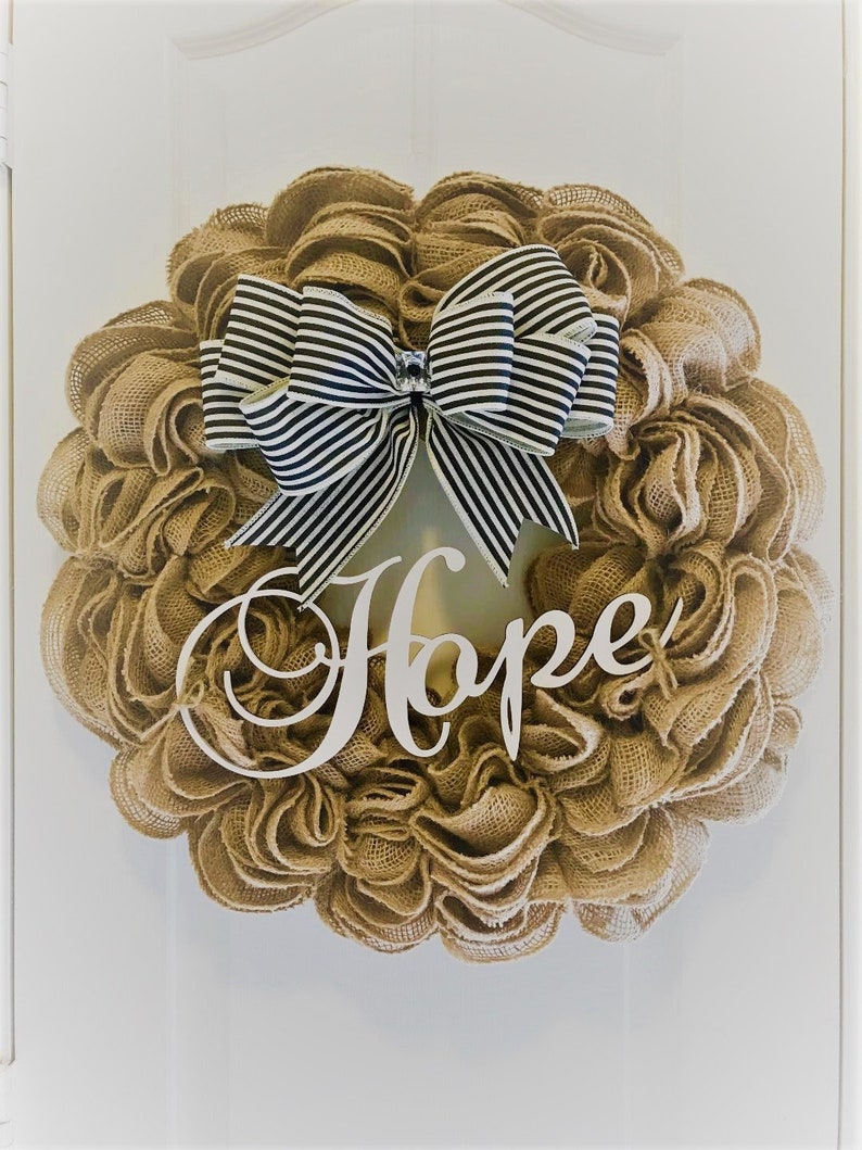 Scalloped Ruffle Burlap Wreath Tutorial; How to Make A "one of A Kind ...