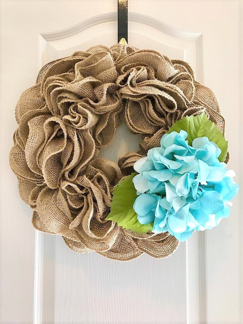 Scalloped Ruffle Burlap Wreath Tutorial; How to Make A "one of A Kind ...