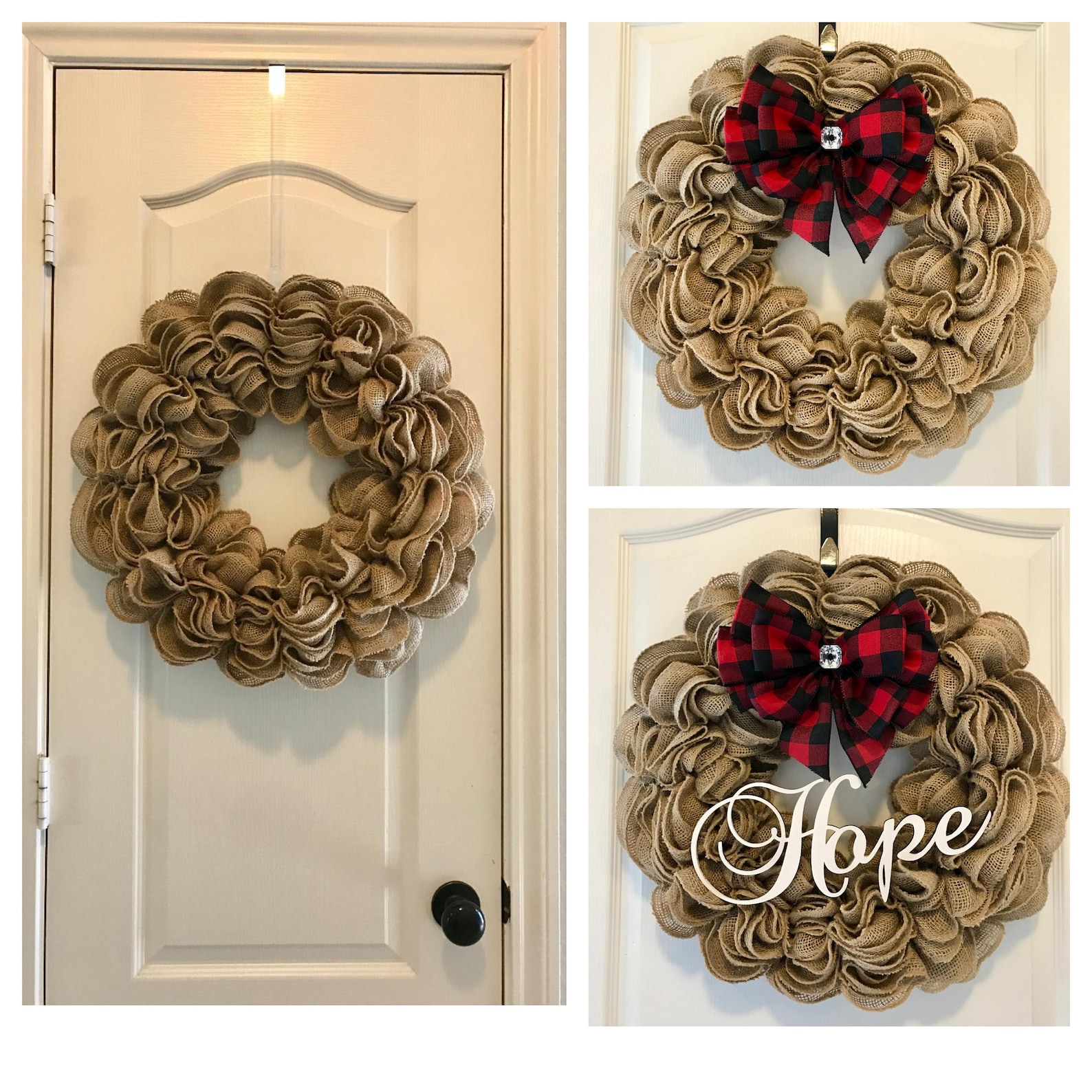 Scalloped Ruffle Burlap Wreath Tutorial; How to Make A "one of A Kind ...